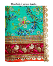 Load image into Gallery viewer, Mata Rani _Poshak_ Vastra for Devi Idol Figure - (24" Inch./2 feet)_ Size No. 4