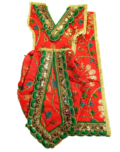 Ganesha _Poshak_ Vastra for Idol Height - (12