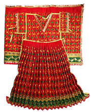 Load image into Gallery viewer, Mata Rani _Poshak- for Idol Height- 3.5 feet/42" Inchs- Size No. 7