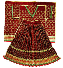 Load image into Gallery viewer, Mata Rani _Poshak_ for Size No. 8 - for Idol Height- 4 feet/48" Inch's