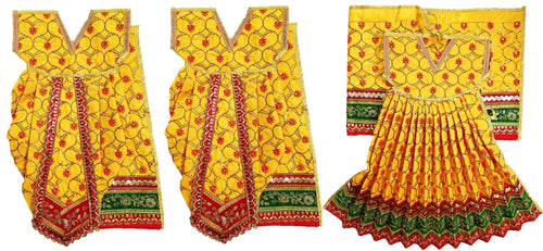 Ram Darbar (Sita-Ram-Lakshman) Poshak - For Idol Height 2 ft Feet /24