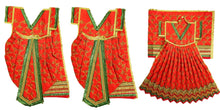 Load image into Gallery viewer, Ram Darbar (Sita-Ram-Lakshman) Poshak - For Idol Height 2 ft Feet /24&quot; Inch&#39;s - Size No. 4