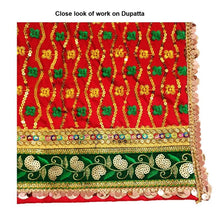 Load image into Gallery viewer, Mata Rani _Poshak- for Idol Height- 3.5 feet/42" Inchs- Size No. 7