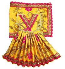 Load image into Gallery viewer, Radha Krishan-Poshak - For Idol Height 1 ft Feet /12 Inchs - Size No. 1