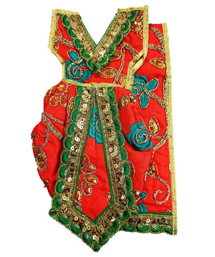 Ganesha _Poshak_ Vastra for Idol Height - (12