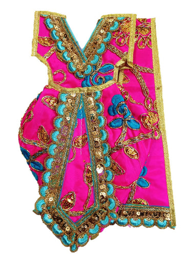 Ganesha _Poshak_ Vastra for Idol Height - (12