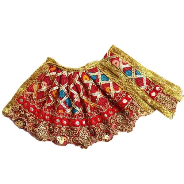 Mata Rani _Poshak- Lehenga Length Size - (3