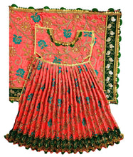 Load image into Gallery viewer, Mata Rani _Poshak_ Vastra for Size Devi Idol Figure - (2.5 Feet./30" Inchs)_ Size No. 5