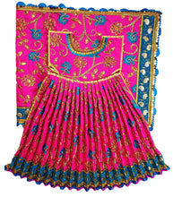Load image into Gallery viewer, Mata Rani _Poshak_ Vastra for Size Devi Idol Figure - (2.5 Feet./30" Inchs)_ Size No. 5