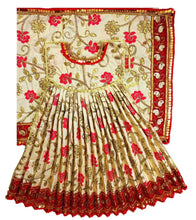 Load image into Gallery viewer, Mata Rani _Poshak_ Vastra for Size Devi Idol Figure - (2.5 Feet./30" Inchs)_ Size No. 5