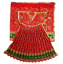 Load image into Gallery viewer, Mata Rani _Poshak_ Vastra for Size Devi Idol Figure - (2.5 Feet./30" Inchs)_ Size No. 5