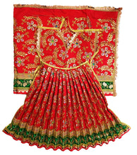 Load image into Gallery viewer, Mata Rani _Poshak_ Vastra for Size Devi Idol Figure - (2.5 Feet./30" Inchs)_ Size No. 5
