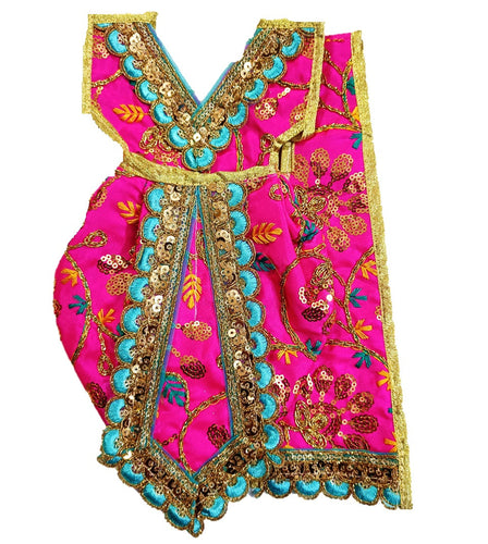 Ganesha _Poshak_ Vastra for Idol Height - (12