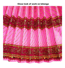 Load image into Gallery viewer, Mata Rani _Poshak_ Vastra for Devi Idol Figure - (3 ft Feet/36" Inch's)_ Size No. 6 (Net + Raw Silk)