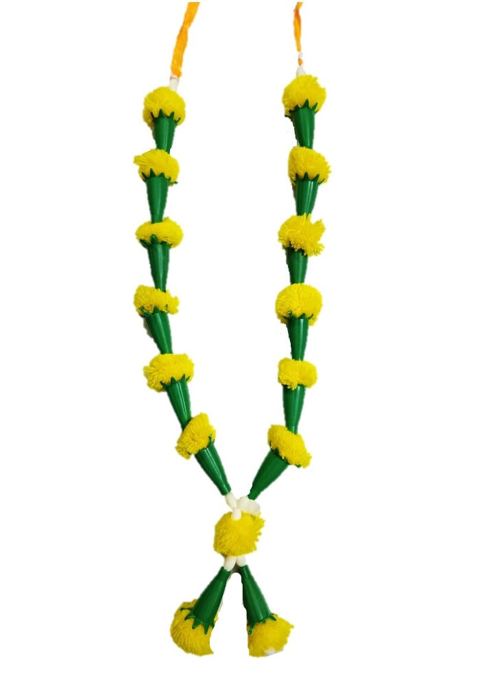 Artificial Marigold Mala