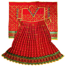 Load image into Gallery viewer, Mata Rani _Poshak- for Idol Height- 3.5 feet/42" Inchs- Size No. 7