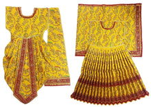 Load image into Gallery viewer, Radha Krishan _Poshak_ for Idol Height- 36" Inch's / 3 ft feet - Size No. 6 (Net + Raw Silk)
