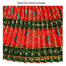 Load image into Gallery viewer, Mata Rani _Poshak- for Idol Height- 3.5 feet/42" Inchs- Size No. 7