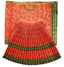 Load image into Gallery viewer, Mata Rani _Poshak- for Idol Height- 3.5 feet/42" Inchs- Size No. 7