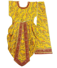 Load image into Gallery viewer, Radha Krishan _Poshak_ for Idol Height- 36" Inch's / 3 ft feet - Size No. 6 (Net + Raw Silk)