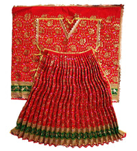 Load image into Gallery viewer, Mata Rani _Poshak_ for Idol Height- 4 feet/48" Inch's - Size No. 8