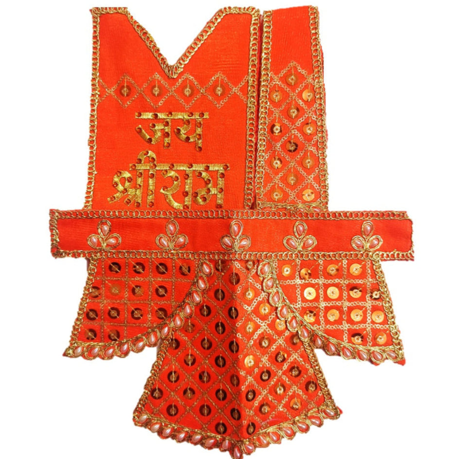 Hanuman Ji _Poshak_ Langot Length Size - (6