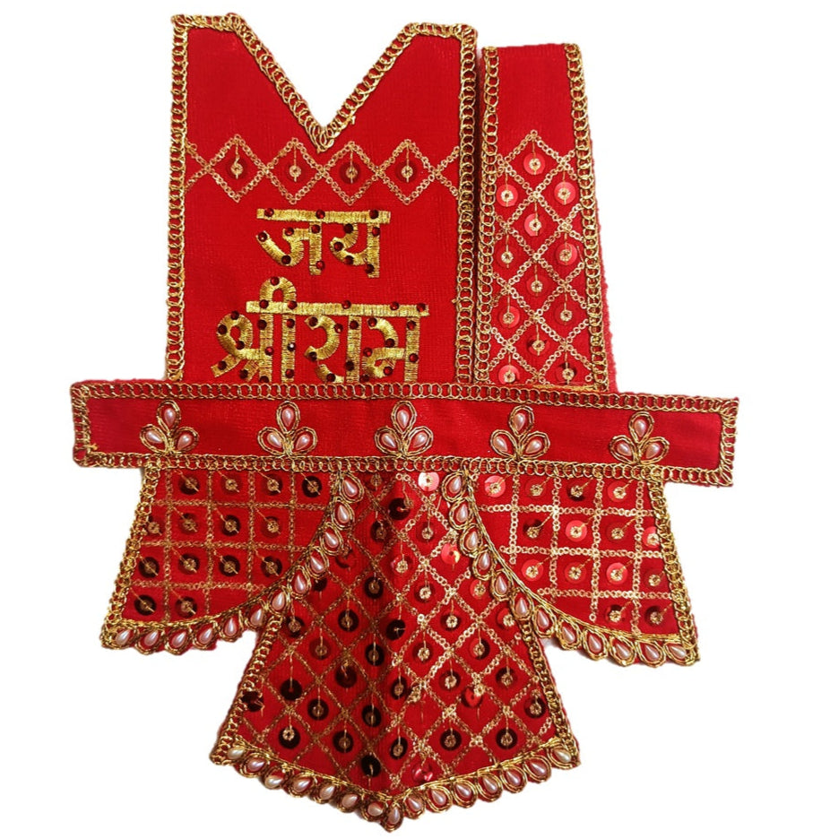 Hanuman Ji _Poshak_ Langot Length Size - (6