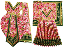Load image into Gallery viewer, Radha Krishan _Poshak_ for Size No. 3 - for Idol Height 18" Inch's /1.5 feet