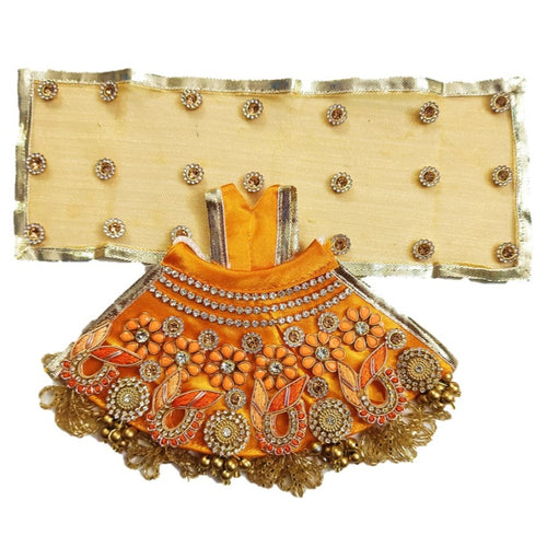 Mata Rani _Zari Poshak- Lehenga Length - (3