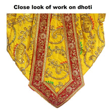 Load image into Gallery viewer, Radha Krishan _Poshak_ for Idol Height- 36" Inch's / 3 ft feet - Size No. 6 (Net + Raw Silk)