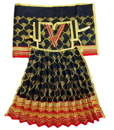 Mata Rani _Poshak_ Vastra for Devi Idol Figure - (18