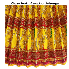 Load image into Gallery viewer, Radha Krishan _Poshak_ for Idol Height- 36" Inch's / 3 ft feet - Size No. 6 (Net + Raw Silk)