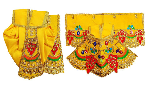 Radha Krishan-Poshak-Lehenga/Dhoti-Size 5