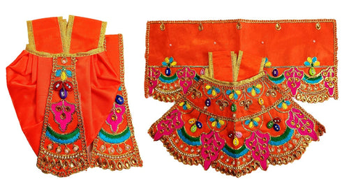 Radha Krishan-Poshak-Lehenga/Dhoti- Length Size 6