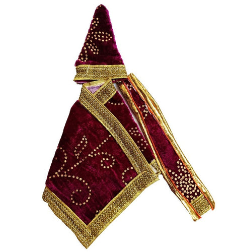 Sai Baba Dress_ Size No. 4 for Idol height - 9 Inch's