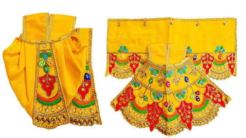 Radha Krishan-Poshak-Lehenga/Dhoti- Length Size 6