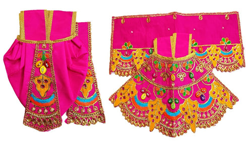 Radha Krishan-Poshak-Lehenga/Dhoti- Length Size 6