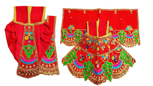 Radha Krishan-Poshak-Lehenga/Dhoti- Length Size 6