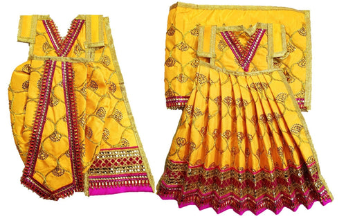 Radha Krishan _Poshak-For Idol Height 16