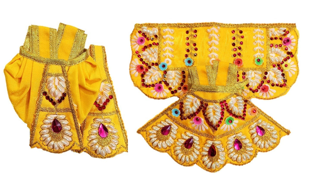 Radha Krishan-Poshak-Lehenga/Dhoti-Size 3