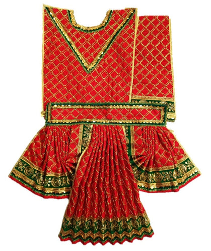 Hanuman Ji Dress - Size No. 4 - for Idol height of 2 feet/ 24