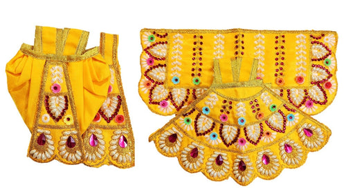 Radha Krishan-Poshak-Lehenga/Dhoti-Size 4