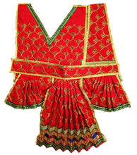 Load image into Gallery viewer, Hanuman Ji Dress -for Idol height of 1.5 feet/18" Inch-Size No. 3