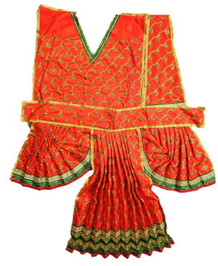 Hanuman Ji Dress - Size No. 5 - for Idol height of 2.5 feet/ 30" Inch