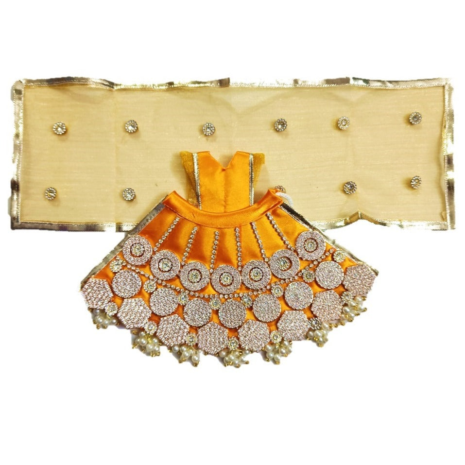 Mata Rani _Zari Poshak- Lehenga Length - (4