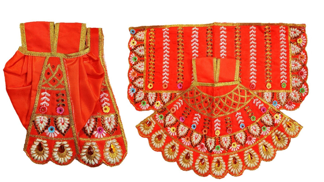 Radha Krishan-Poshak-Lehenga/Dhoti- Length Size 6