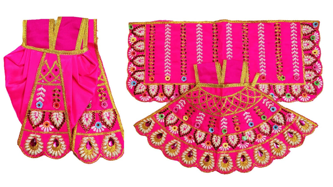 Radha Krishan-Poshak-Lehenga/Dhoti- Length Size 6