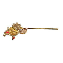 Load image into Gallery viewer, Metal Bansuri for Laddu Gopal/Bal Gopal_ Flute for Krishna (7 CM)