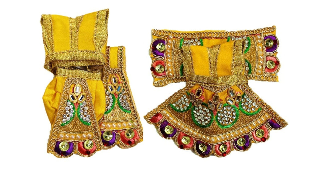 Radha Krishan-Poshak-Lehenga/Dhoti-Size 2