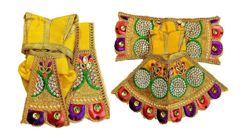 Radha Krishan-Poshak-Lehenga/Dhoti-Size 3